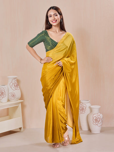 Vamas Checkered Gold Embroidery Designer Cut Paan Neck Blouse