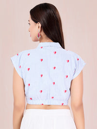 Vamas Cotton Heart Shirt Blouse