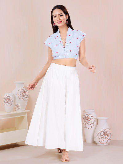 Vamas Cotton Heart Shirt Blouse