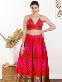 Sequence V Neck Yoke Strappy Blouse
