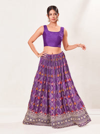 Vamas Art Silk Round Neck Solid Front Open Blouse