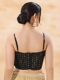 Cutwork Embroidered Katori Cut Corset