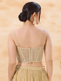 Cutwork Embroidered Katori Cut Corset