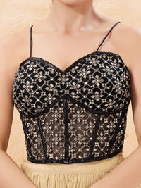 Zari Embroidered Corset
