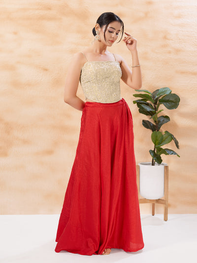 Cut-Dana Embroidered Sleek Corset