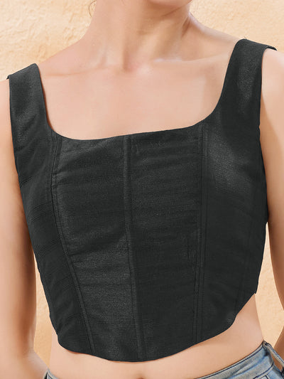 Vamas Mulbury Silk Round Neck Corset