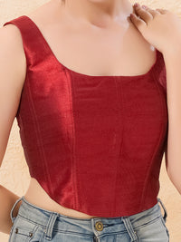Vamas Mulbury Silk Round Neck Corset