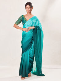 V Neckline And Yoke Embroidered Wedding Wear Blouse