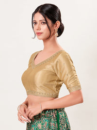 Paan Neckline Embroidery Festive Blouse