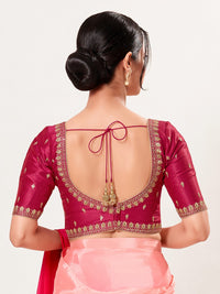 Paan Neckline Embroidery Festive Blouse