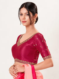 Paan Neckline Embroidery Festive Blouse