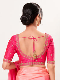 Paan Neckline Embroidery Festive Blouse