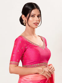 Paan Neckline Embroidery Festive Blouse
