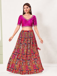 Paan Neckline Embroidery Festive Blouse