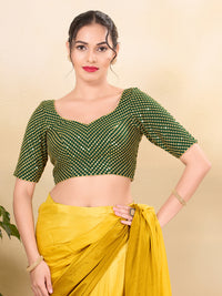 Wedding Wear Sequence Embroidery Heavy Work Blouse