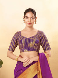 Wedding Wear Sequence Embroidery Heavy Work Blouse