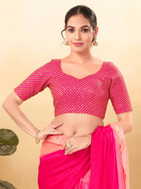 Wedding Wear Sequence Embroidery Heavy Work Blouse