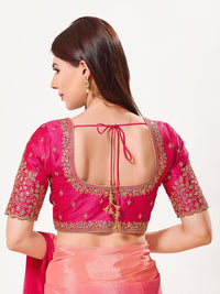 Designer Embroidered Sleeve With Neckline Wedding Special Blouse