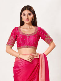 Designer Embroidered Sleeve With Neckline Wedding Special Blouse