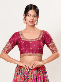 Designer Embroidered Sleeve With Neckline Wedding Special Blouse