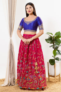 Delicate Embroidered Sleeves And Neckline Blouse