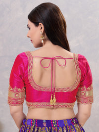 Delicate Embroidered Sleeves And Neckline Blouse