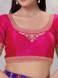 Delicate Embroidered Sleeves And Neckline Blouse