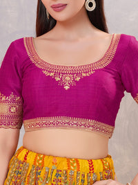 Delicate Embroidered Sleeves And Neckline Blouse