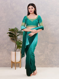 Delicate Embroidered Sleeves And Neckline Blouse