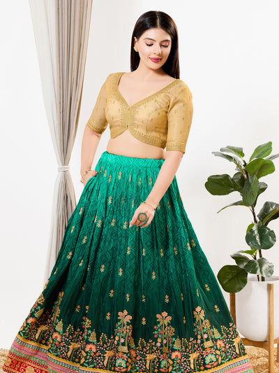 Wedding Wear Zari Embroidered Blouse