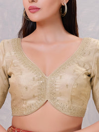 Wedding Wear Zari Embroidered Blouse