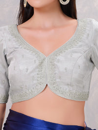 Wedding Wear Zari Embroidered Blouse