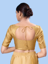 Brocade Essentials Round Neck Blouse