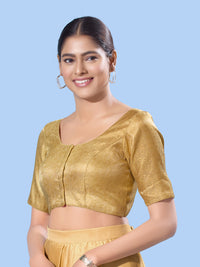 Brocade Essentials Round Neck Blouse