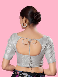 Brocade Essentials Round Neck Blouse