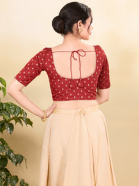 Brocade Butti Essential Round Neck Blouse