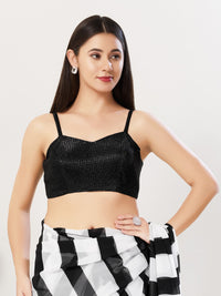 Vamas Shimmer Essential Strrapy Sleeveless Blouse