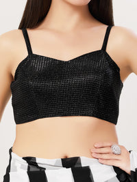 Vamas Shimmer Essential Strrapy Sleeveless Blouse