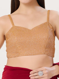 Vamas Shimmer Essential Strrapy Sleeveless Blouse