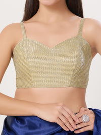 Vamas Shimmer Essential Strrapy Sleeveless Blouse