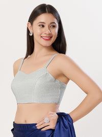 Vamas Shimmer Essential Strrapy Sleeveless Blouse