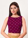 Foil Printed Crop Top