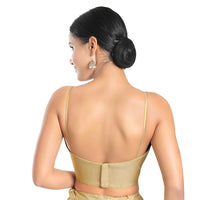Satin Spegetti Yoke Blouse