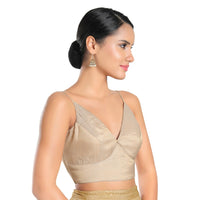 Satin Spegetti Yoke Blouse
