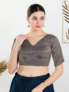 Brocade V Neck Butti Dollar Blouse