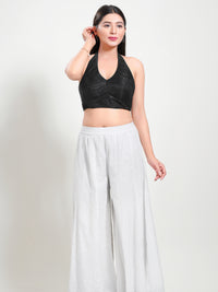 Shimmer Halter Neck Blouse