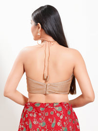 Shimmer Halter Neck Blouse