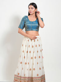 Brocade Diamond Butti Blouse