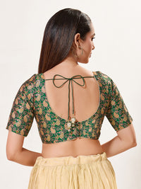 Paisley Brocade Paan Neck Blouse