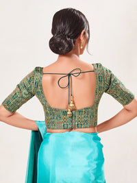 Brocade Square Motif Blouse